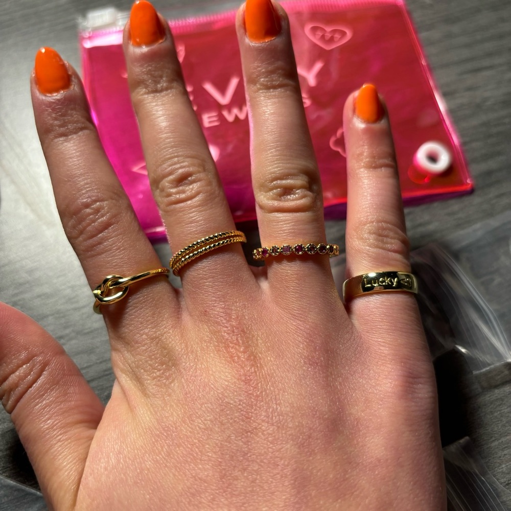 EVRY Jewels gold ring bundle